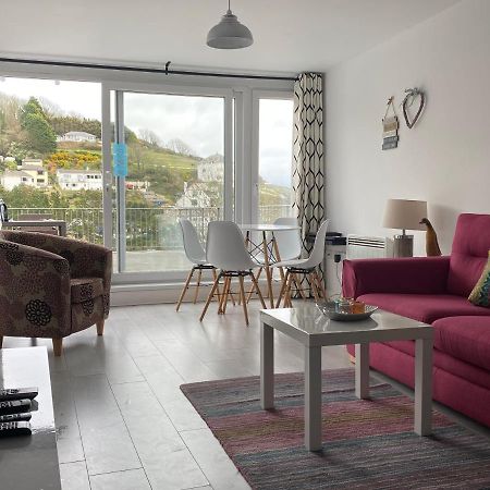 Bay View, Millendreth Looe Cornwall Villa Exterior foto